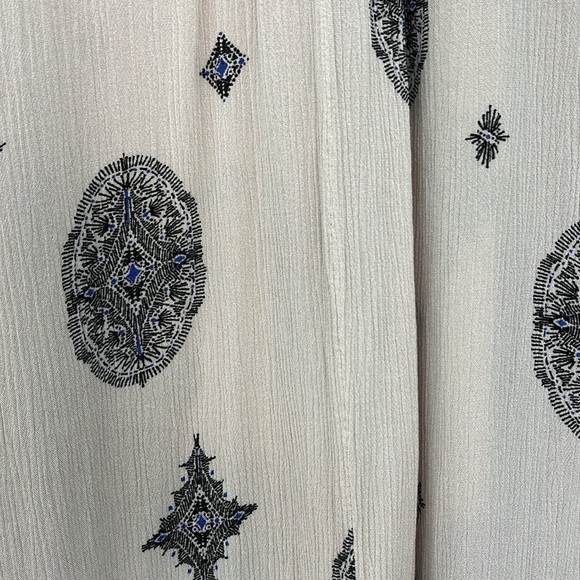 Free People - Tree Swing Medallion Design Pattern Sleeveless Flowy Tunic Size M - Picture 11 of 11